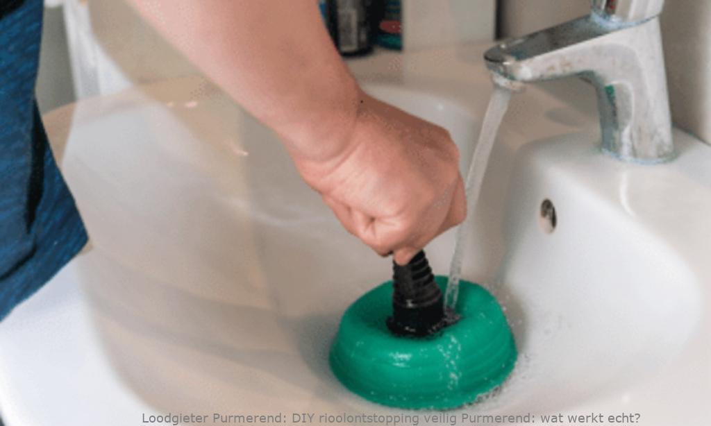 Diy Rioolontstopping Veilig Purmerend
