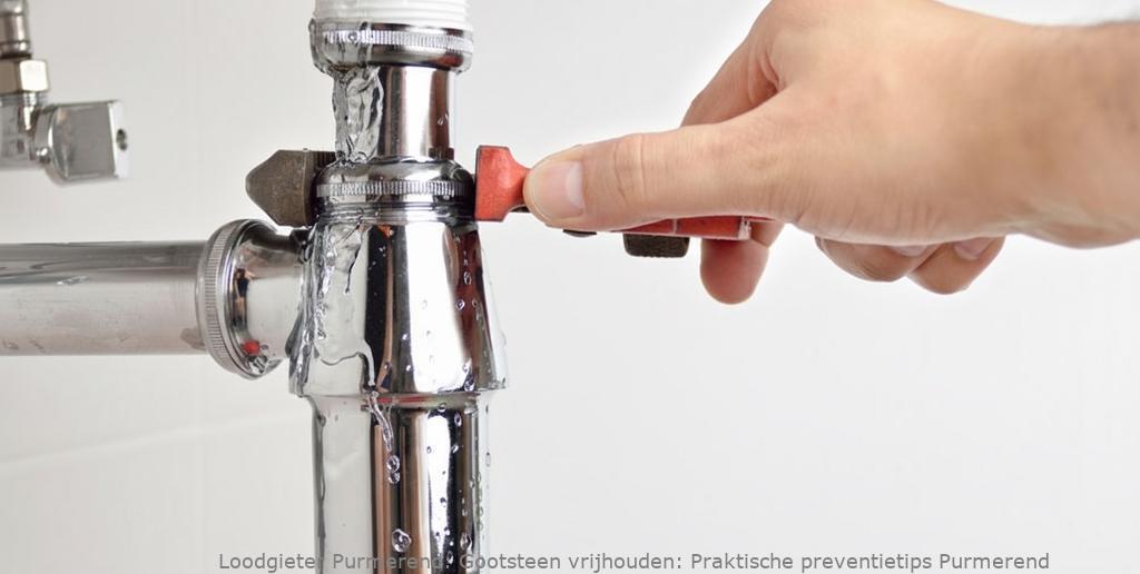 Gootsteen Preventietips Verstopping Purmerend